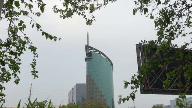 Iconic Modern Skyscraper With Unique Spire in Gurgaon