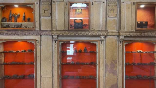 Antique Locks and Keys Display at Indian Museum