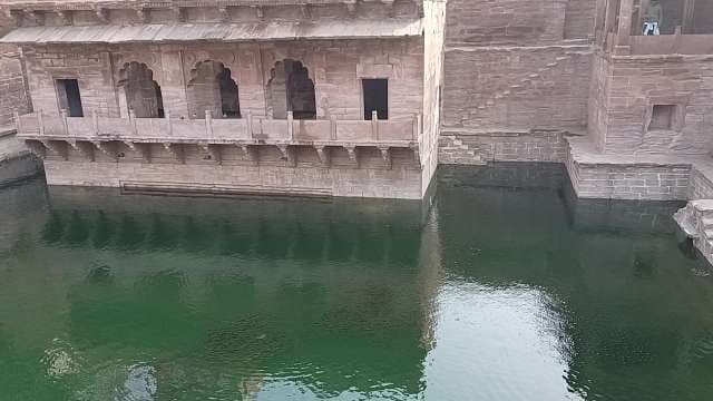 Ancient Toorji Ka Jhalra Stepwell Architecture in Jodhpur India